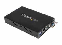 StarTech.com 1000 Mbps Gigabit Single-Mode Copper to Fiber Media Converter - Ethernet (1000Base-T) to LC Fiber Converter (ET1000S40LC2) - Konvertor médií s optickými vlákny - 1GbE - 1000Base-LX, 1000B