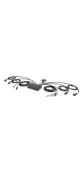 Startech 2-Port Dual-Monitor HDMI Cable KVM Switch, 4K 60Hz, Compact KVM with 5ft/1.5m USB-A/HDMI/Audio Integrated Cables, Bus Powered - Remote Push Button/Hotkey Switching (C2-DH46-UA2-CBL-KVM) - Pře