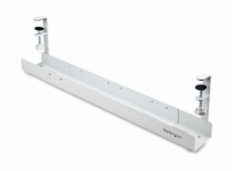 StarTech.com Under Desk Cable Management Tray, Clamp-on Installation - Zásuvka pro management kabelů - montáž pod stůl - bílá - 120 cm