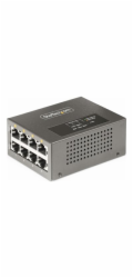 StarTech 4-Port Multi-Gigabit PoE++ Injector, 5/2.5G Ethernet (NBASE-T), PoE/PoE+/PoE++ (802.3af/802.3at/802.3bt), 160Watts Power Budget, Wall/DIN Rail Mountable - Unmanaged, For IP Cameras/Wireless A