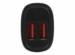 StarTech.com Dual Port USB Car Charger - High Power 24W/4.8A - Black - 2-Port USB Car Charger - Charge two tablets at once (USB2PCARBKS) - Napájecí adaptér do auta - 24 Watt - 4.8 A - 2 výstupní konek
