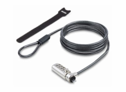 StarTech.com Slim Lock Noble Wedge Slot Compatible, 6.6ft Locking Cable - Bezpecnostní kabelový zámek - 2 m - kompatibilní s TAA