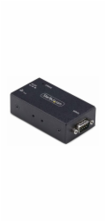 Startech Serial to Ethernet Adapter, IP LAN to RS232 DB9 Converter - Kompaktní server - PoE - 100Mb LAN, RS-232 - montáž na stěnu/lištu DIN - kompatibilní s TAA