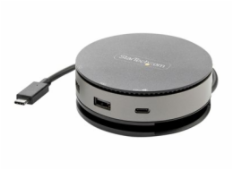 StarTech.com USB C Multiport Adapter, USB 3.1 Gen 2 10Gbps Type-C Mini Dock with 4K 60Hz HDMI/DisplayPort or 1080p VGA, 75W PD Passthrough, 3-Port USB Hub, GbE, Mobile Docking Station - 75W Power Deli