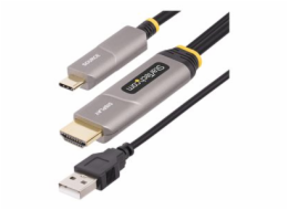 StarTech.com 30ft (9.15m) USB-C to HDMI 2.0 Active Optical Cable, 4K 60Hz - HDMI kabel - 24 pin USB-C s piny (male) do HDMI, USB (pouze napájení) s piny (male) - 9.15 m - stíněný/fiber optic - černá -