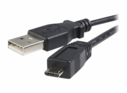 StarTech.com 1m Micro USB Cable A to Micro B - Kabel USB - USB (M) do Micro USB typ B (M) - USB 2.0 - 1 m - cerná