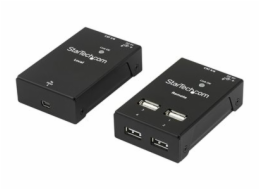 StarTech.com 4-Port USB 2.0 Extender - 165ft (50m) USB Over Cat5/Cat6 Extender - Compact USB 2.0 Over Ethernet Extender (USB2004EXTV) - Rozširovací zarízení USB - USB 2.0 - pres CAT 5/6 - 4 porty - až