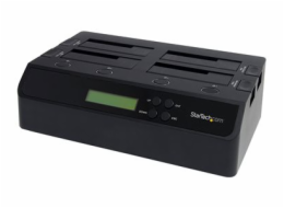 StarTech.com 4 Bay USB 3.0/ eSATA Hard Drive Duplicator Dock for 2.5" & 3.5" SATA/ IDE SSD HDD - Standalone 1:3 Copier Docking Station (SATDOCK4U3RE) - Duplikátor pevného disku - 4 zásuvky (SATA-300) 