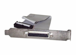 StarTech.com 16in DB25 Parallel Female to IDC 25 Pin Header Slot Plate (PLATE25F16) - Paralelní panel - DB-25 (F) do 26 pinová IDC (F) - 40.64 cm - šedá