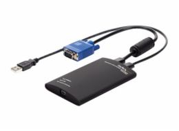 StarTech.com Crash Cart Adapter - 1920 x 1200 - Portable Laptop USB 2.0 to KVM Console (NOTECONS01) - Přepínač KVM - 1 x KVM port(s) - 1 místní uživatel - desktop