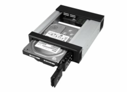 StarTech.com 5.25" to 3.5" Trayless Hard Drive Hot Swap Bay - Removable Hard Drive Bay for 3.5" SATA/SAS Drives - Aluminum (HSB1SATSASBA) - Bay adaptér pro datový sklad - 5,25" na 3,5" - pro P/N: 25SA