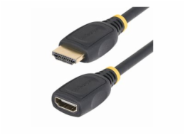 StarTech.com 6.6ft HDMI 2.0 Extension Cable, 4K 60Hz, M/F - High Speed - prodlužovací kabel HDMI - HDMI s piny (male) do HDMI se zdířkami (female) - 2 m - odstíněný - černá - podpora 4K60Hz, pasivní