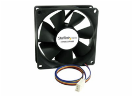 StarTech.com 80x25mm Computer Case Fan with PWM - Pulse Width Modulation Connector - computer cooling Fan - 80mm Fan - pwm Fan (FAN8025PWM) - Ventilátor skríne - 80 mm - cerná