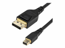 StarTech.com 3ft (1m) VESA Certified Mini DisplayPort to DisplayPort 1.4 Cable, 8K 60Hz HBR3 HDR, Super UHD mDP to DP 1.4 Cord, Slim (34 AWG) Ultra HD 4K 120Hz, Monitor/Video Cable - mDP to DP Cable (