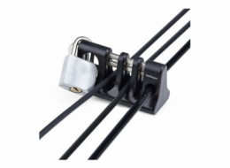 StarTech.com Peripheral Cable Anchor Lock, Keyboard/Mouse Cable Trap - Kotva bezpecnostního kabelu - montáž na stul - cerná - kompatibilní s TAA