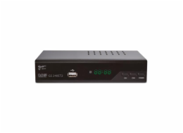 Set-top box GoSAT GS240ET2 DVB-T2 FullHD s HEVC H.265, USB přijímač