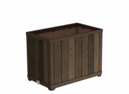 Květináč Keter Deco Rectangle Tall walnut