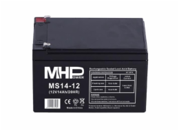 Baterie MHPower MS14-12 VRLA AGM 12V/14Ah, Faston F2