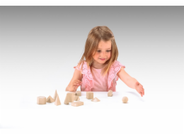 Wissner Dřevěná sada geometrických těles 14 ks