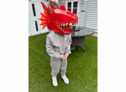 Fiesta Crafts Kreativní sada 3D maska Červený drak