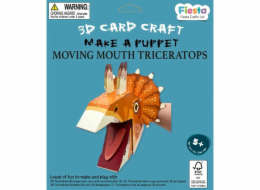 Fiesta Crafts Kreativní sada 3D loutka Triceratops