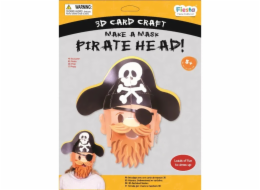 Fiesta Crafts Kreativní sada 3D maska Pirát