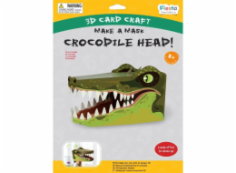 Fiesta Crafts Kreativní sada 3D maska Krokodýl