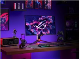 ASUS LCD ROG Swift OLED PG32UCDM, 31.5" 4K, 240Hz, 0,03ms, 450nits, Flicker free, Pivot, Vesa, HDMI, DP, Audio, Black