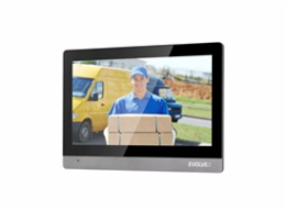 EVOLVEO DoorPhone AHD10, Sada domácího WiFi videotelefonu s ovládáním dveří a RFID, černo stříbrný 10" monitor, 32GB