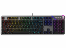 MSI herní klávesnice STRIKE 600 Silent/ drátová/ mechanická/ RGB podsvícení/ USB/ CZ+SK layout