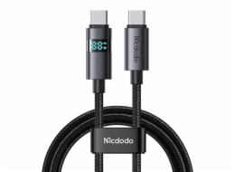 Mcdodo CA-5610 Kabel USB-C na USB-C, 100 W, LED displej, 1,2 m