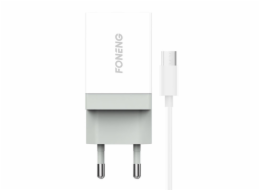 Rychlá nabíječka Foneng 1x USB K210 10.5W + USB Micro
