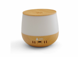Airbi aroma difuzér s možností osvětlení LOTUS - světlé dřevo