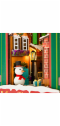 2Kids Toys 3D skládačka Zarážka na knihy Miniatura domečku Bílé Vánoce