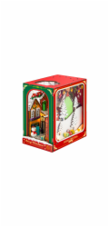 2Kids Toys 3D skládačka Zarážka na knihy Miniatura domečku Bílé Vánoce
