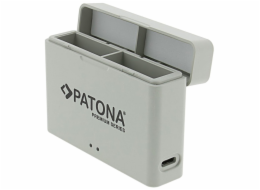 PATONA nabíječka pro digitální kameru BOX DJI Osmo Action 3 / 4 / 5 USB-C