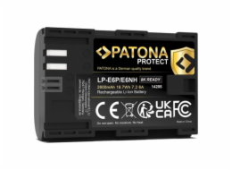 PATONA baterie pro foto Canon LP-E6P/LP-E6NH 2600mAh 6A Li-Ion Protect EOS R5 Mark II 8K