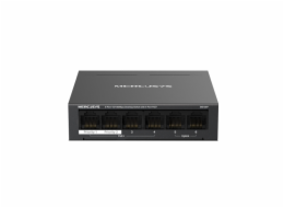 MERCUSYS switch MS106P (6x100Mb/s,4xPoE+,67W,fanless)