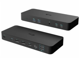 i-tec USB-C Intelligent Triple Display Docking Station, Power Delivery 100W