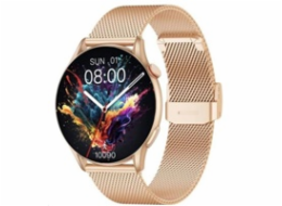 WG - Chytré hodinky WG AirFlex 2 Elegance, dámské, 2x řemínek, zlatá