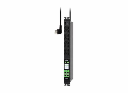 APC EasyPDU EPDU2016M - Rozvodná jednotka PDU (k montáži na regál) - merený - AC 230 V - 3680 VA - 1 fáze - Ethernet 10/100/1000, serial, USB - výstupní konektory: 8 (power IEC 60320 C13) - 1U - 19" -