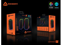 CONNECT IT BIOHAZARD PC reproduktory s připojením AUX+BT ČERNÉ