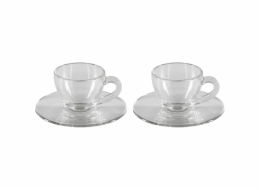 Bialetti Moka-Tassen Set Glas ISTITUZIONALE 2 Tassen