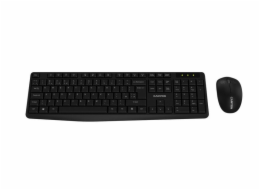CANYON SET-W01 EN/CS Keyboard+Mouse Wireless Black