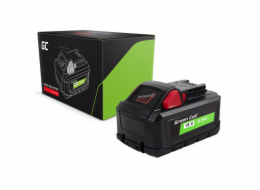Green Cell Battery for Milwaukee M18 18V 8Ah Replacement Battery M18 HB8 4932471070