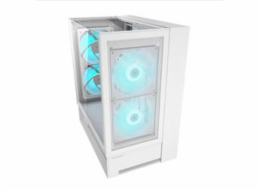 COUGAR PC skříň OMNYX White Mid Tower Mesh Front Panel 2 x 160mm ARGB Fan, Rear Panel 2x 160mm ARGB Fan