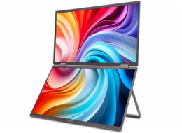ACER LCD Foldable Dual screen Monitor (PD193QEbmiuux),18.5",IPS LED,FHD,250nits,60Hz,Repro,Vesa,Audio,USB-C,Black