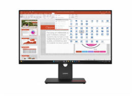 Lenovo LCD T27-40 27" IPS WLED/1920x1080/6ms/300nits/MC60 kamera/1xHDMI/DP/VGA/4xUSB/Pivot/Černá