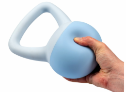 ACRA Soft PVC Kettlebell 3 kg, modrý ACRA Soft PVC Kettlebell 3 kg, modrý