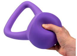 ACRA Soft PVC Kettlebell 2 kg, fialový